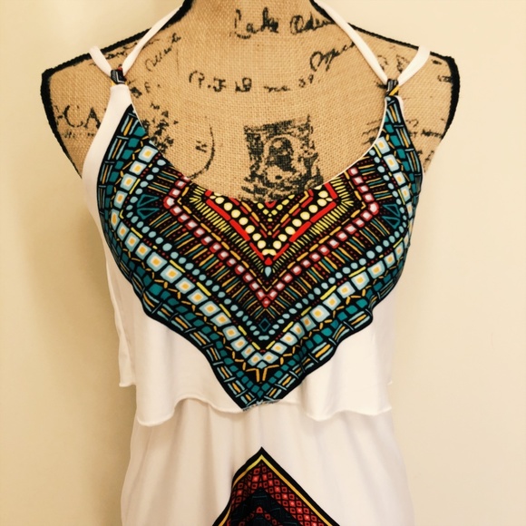 Charlotte Russe Dresses & Skirts - Colorful Aztec Patterned Maxi Dress